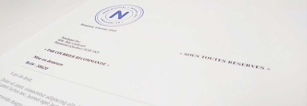 La Lettre De Mise En Demeure Qu Est Ce Que C Est Neolegal