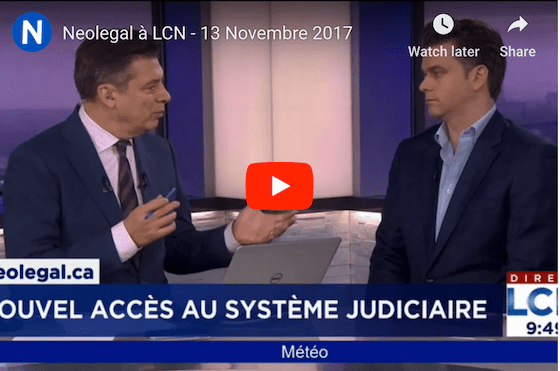 Neolegal - Reportage sur TVA Nouvelles